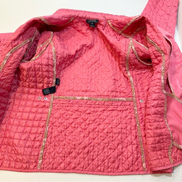 Jones New York Pink Quilted Jacket Zip Front Closure w/ Pockets, Size 1X - Picture 11 of 13